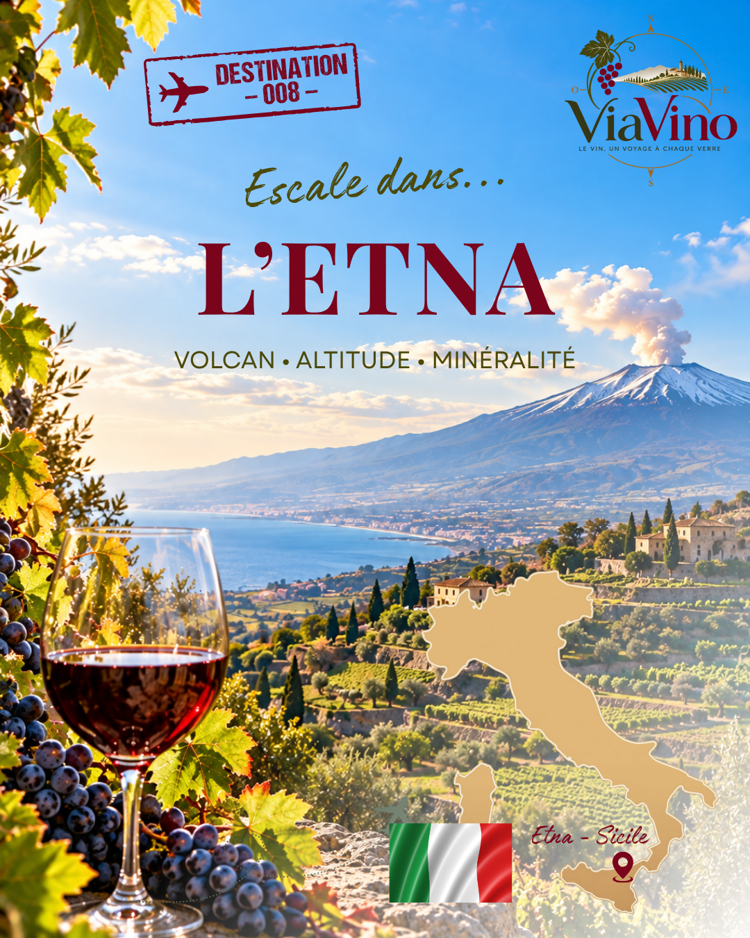 Escale dans l'Etna — volcan, altitude, minéralité, Sicile